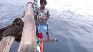 Додандува, малый борт и тунец - рыбалка на Шри-Ланке в океане