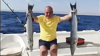 Марса-Алам, малый борт и рыба на палубе - рыбалка в Красном море
