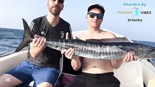 Лодочная рыбалка с поппером и джигом у Коломбо