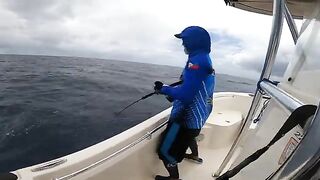 Открытый выход с лодки на рыбалке в Филиппинах