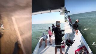 Морская форель и красный горбыль у мола Галвестона