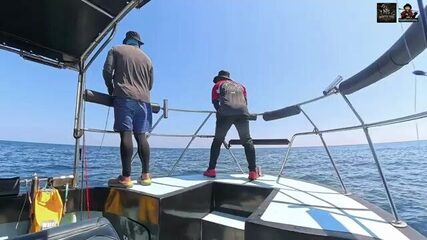 Barracuda Boat у Кота-Кинабалу без поднятой рыбы