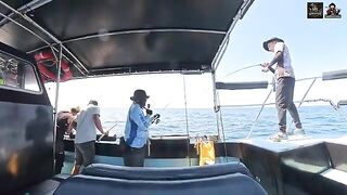Barracuda Boat у Кота-Кинабалу без поднятой рыбы