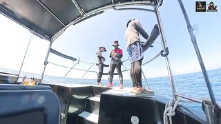 Barracuda Boat у Кота-Кинабалу без поднятой рыбы