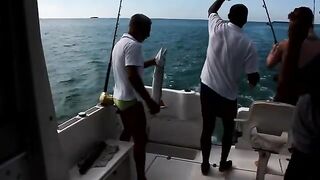 Барракуда с катера у Варадеро