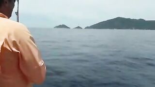 Марлин у Ко Тао на морской рыбалке с лодки