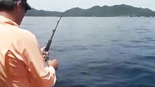 Марлин у Ко Тао на морской рыбалке с лодки