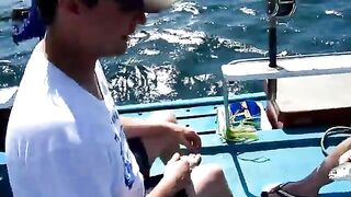 Лодочная рыбалка у Пхи-Пхи с рыбой на палубе