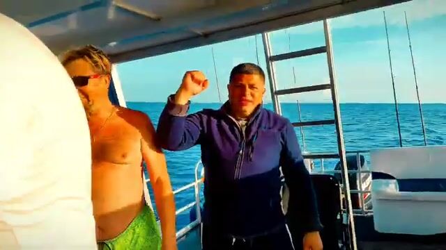 Катамаран Karolina на морской рыбалке у Кудепсты