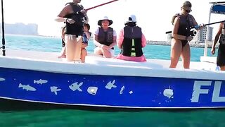 Морская рыбалка с лодки FLYFISH 1 у Аль-Марджана
