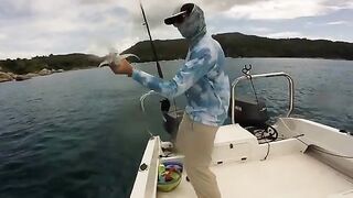 Нахлыст у Праслина с лодки AGT Charters