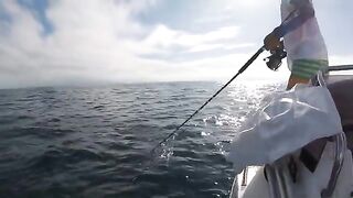 Поппинг с носа лодки у Праслина