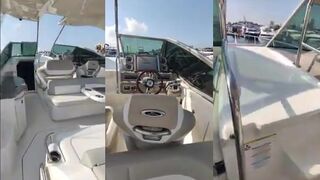 Катер Chaparral у причала в Сочи