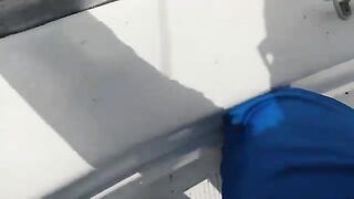 Тревалли уже на палубе после выхода из Абу-Даби