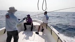 Три удилища сразу в работе у Абу-Даби
