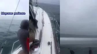 Лодка из Геленджика выходит на короткую рыбалку