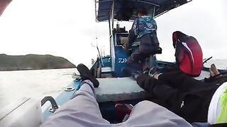 После выхода из Макао рыба уже в синем ведре