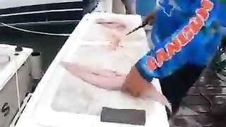 Между Канкуном и Исла-Мухерес улов уже несут к столу
