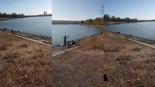 Тихое утро на большой воде под Луганском