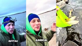 Зимний карп на луганском платнике: кораблик и заброс на триста метров