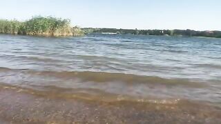 Донецкое море открывает сезон: камыш, лебеди и первый заброс
