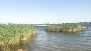 Донецкое море открывает сезон: камыш, лебеди и первый заброс