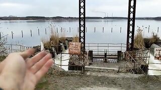 Пруды-охладители под Счастьем, где остывает вода Северского Донца
