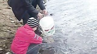 Зарыбление донецкого водохранилища: восемьдесят пять кило карася в воду