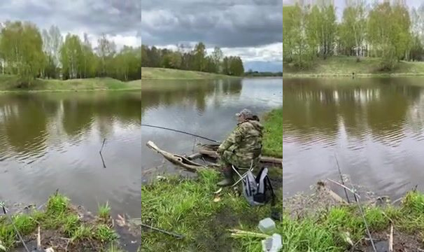 Сергиев Посад, утро: садок треснул - и треть карасей ушла назад в озеро