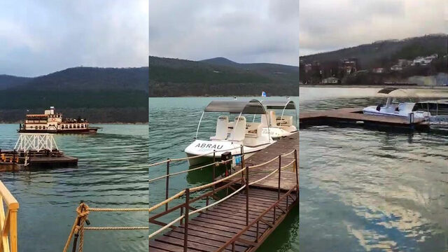 Абрау-Дюрсо: пароходик, горы и тихая вода
