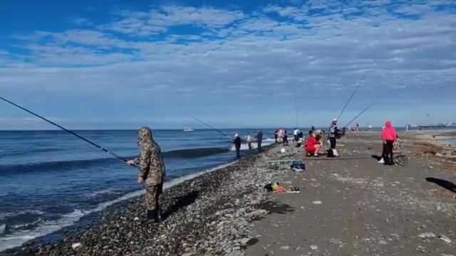 Где на адлерском берегу искать рыбу вечером, в самый штиль?