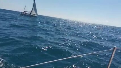 Не рыбалка, а закат: вечерний выход яхты из Адлера