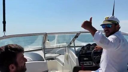 Вышли в лодке на Каспийское море, а через час рыба уже шкворчала на сковородке