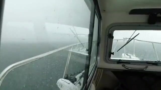 Дождь над Абако (Багамы): глубокая донка с рубки моего катера
