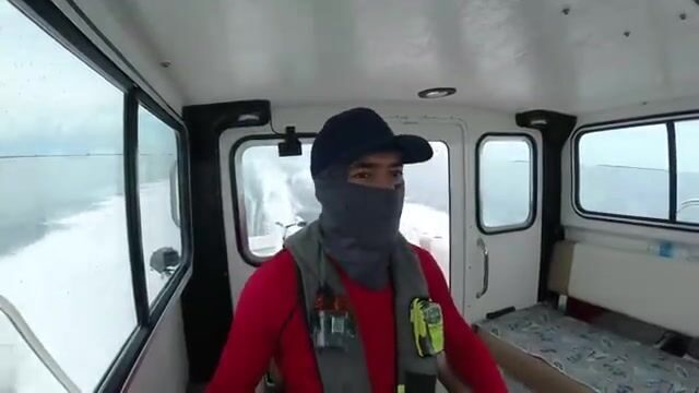 Дождь над Абако (Багамы): глубокая донка с рубки моего катера