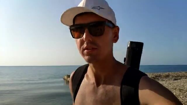 «Наконец-то!»: сарган на пилькер у Нового Афона, Абхазия