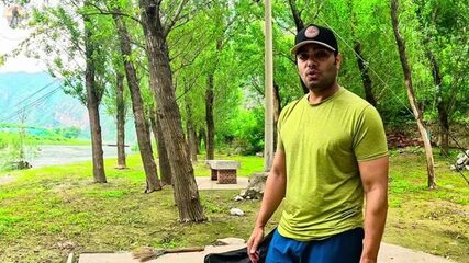 Рогатка, сетка и беспилотник над рекой Юндин в Пекине
