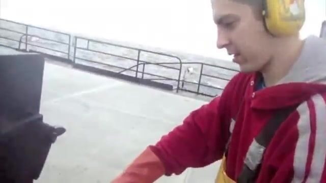 «Держись за леер»: треска Берингова моря на палубе не даёт передышки