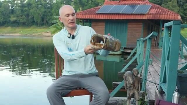Арапайма Амазонки, живое ископаемое на рыбалке с перьевым джигом