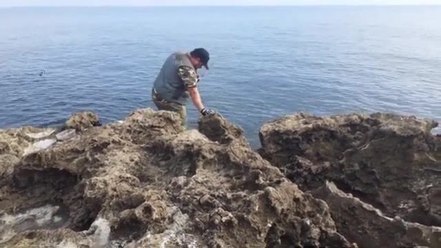 Как ловить с камней Кашкайша, если волна не даёт стоять