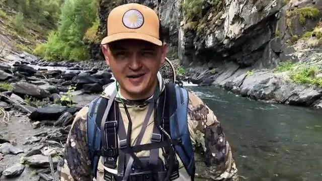 Ищу форель в горной реке Дагестана - нимфа против быстрой воды