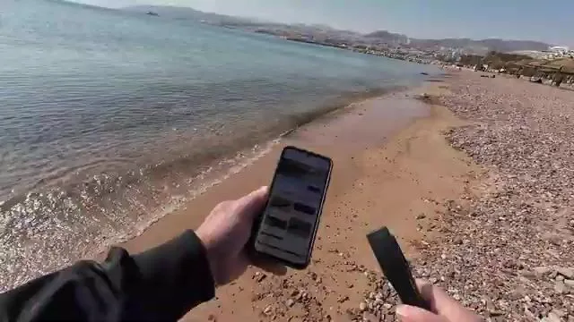 Красное море у Эйлата: барракуда бьёт с первого заброса
