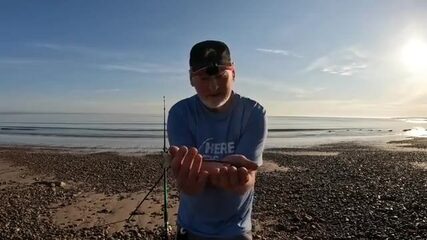 Kingston Beach в Шотландии: форель берёт на рассвете