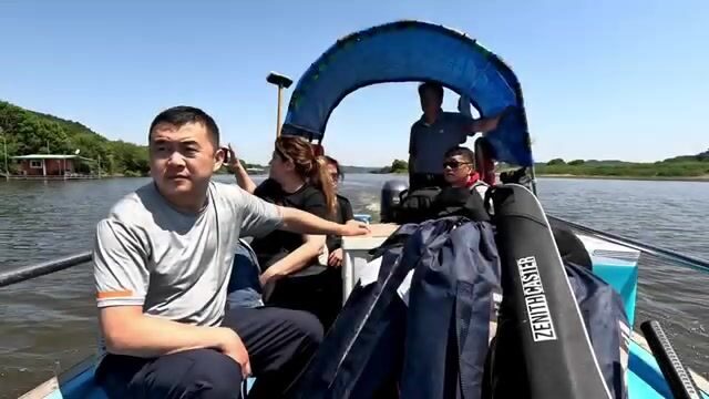 Ночь на плоту посреди водохранилища Йедан (Корея)