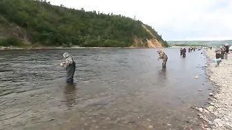 Вязание муходжига на магаданскую горбушу