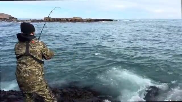 Друзья гоняли окуня по Дикому Западному побережью Новой Зеландии