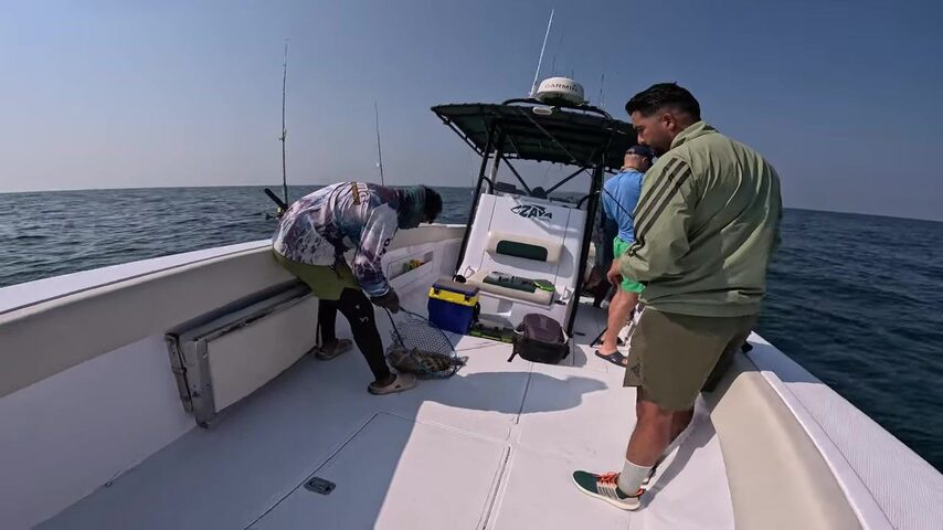 Ноябрьский чартер Zaya Fishing у Джебель-Али с катушками SPHEROS