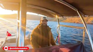 Первый выход на новой лодке у Бозджаады