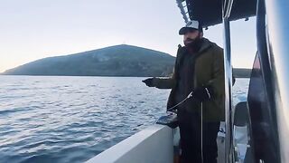 Первый выход на новой лодке у Бозджаады