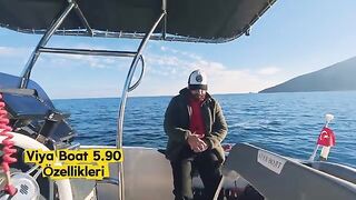 Первый выход на новой лодке у Бозджаады